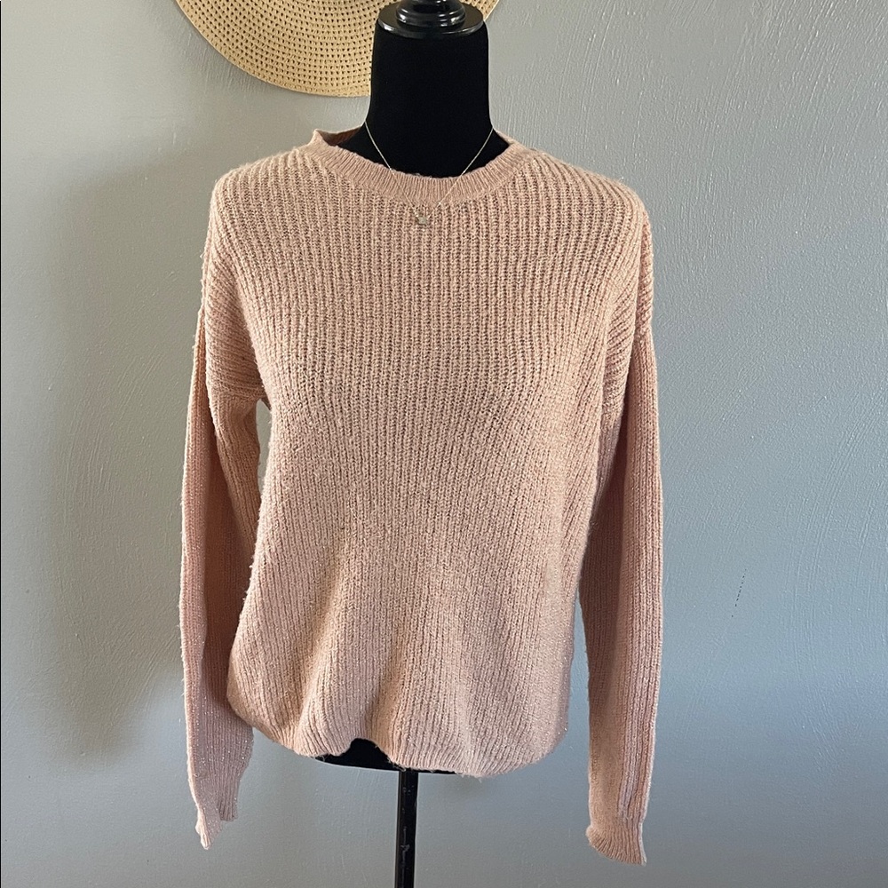 Piazza Italia Blush Pink Lightweight Sweater (Size S)